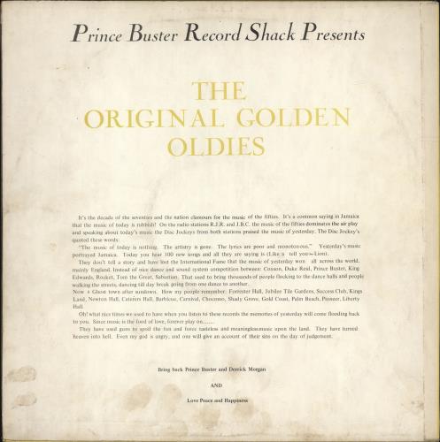 Prince Buster Prince Buster Record Shack Presents The